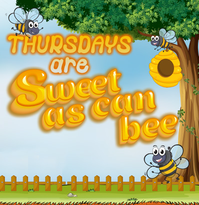 Thursdays are Sweet as can Bee